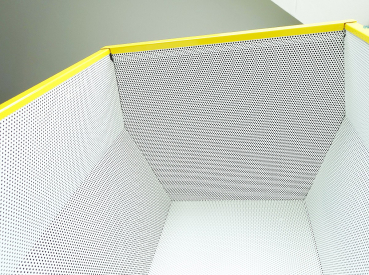 FHF Telephone-Hood model 404 galvanized steel yellow 11890101