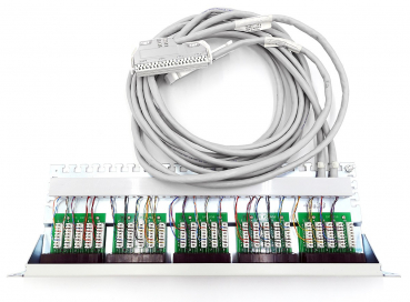 Preview: Externes Patchpanel Patchfeld 48xRJ45 2-polig H3800/X8 mit 2x SIVAPAC, 3m Kabel S30267-Z333-A30 Refurbished
