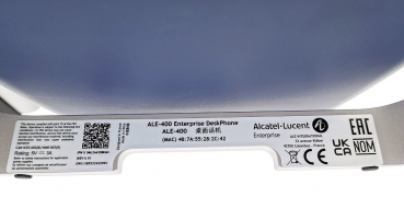 ALE 400 Enterprise DeskPhone mit schnurlosem Hörer 3ML27420AA