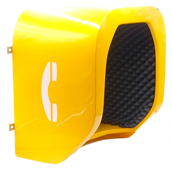 J&R JR-TH-01 Telephone sound insulation hood, GRP, -23 dB, yellow