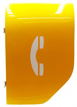 Preview: J&R JR-TH-01 Telephone sound insulation hood, GRP, -23 dB, yellow