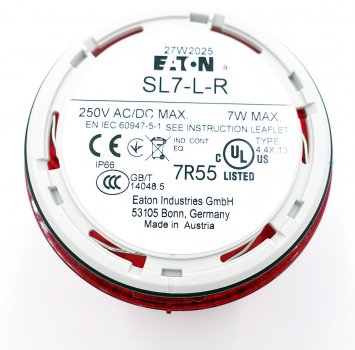 Preview: Eaton Moeller SL7-L-R Dauerlicht, rot, 70mm Y7-171435