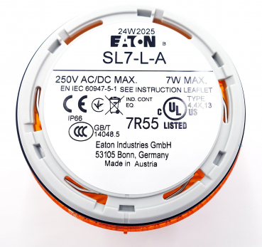 Preview: Eaton Moeller SL7-L-A Dauerlicht, orange, 70mm Y7-171438