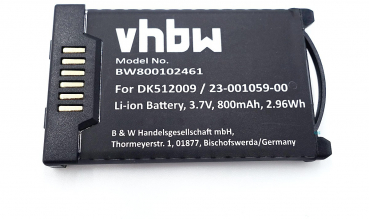 Mitel Akku Batterie VHBW 800mAH 3,7V für Mitel DECT 610,620,630,612,622,632,650 800102461 68768