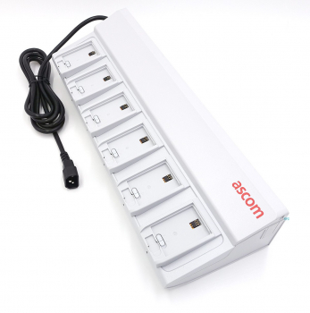 Ascom d83 Batterie Akku Pack Rack-Laderegal Ladestation für 6x Akkus, Adapter 660671 separat bestellen CR4-AAAD