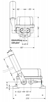 DUK Förderbandschieflaufschalter LHPE-10/2-L