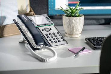 Poly Edge E350 IP Phone, PoE 82M89AA, 2200-87010-025