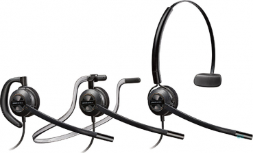 Poly EncorePro 540 Convertible Headset +QD EMEA INTL 783P1AA#ABB, 88828-02
