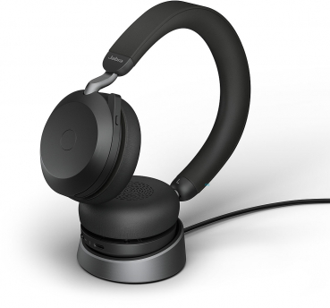 Preview: Jabra Evolve2 75 Link380/390c UC Stereo Stand schwarz 27599-989-889