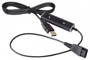 VT QD-USB Plug (04), USB Adapter mit Rufanzeigeleuchte, Inline Anruffunktion VT-QDUSB04