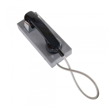 Preview: J&R JR202-CB-Analog Vandalismussicheres Telefon, CB ohne Tastenfeld, Grau