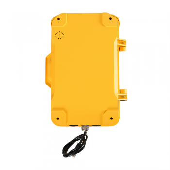 J&R JR101-FK-SIP Weatherproof Telephone, Keypad, Yellow, protection door
