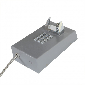 J&R JR201-FK-GSM Anti-vandal Telephone, Keypad, Gray