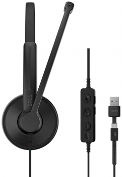 Preview: EPOS Headset IMPACT 100 MS Mono USB-C+A 1001419