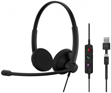 EPOS Headset IMPACT 100 MS Stereo USB-C+A 1001421