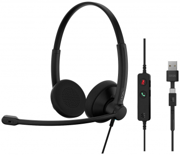 EPOS Headset IMPACT 100 UC Stereo USB-C+A 1001420