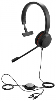 Jabra Evolve 20, USB C/A UC Mono 4993-829-269