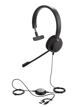 Jabra Evolve 20, USB C/A MS Mono 4993-823-169
