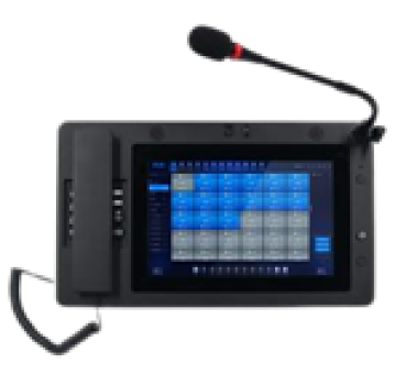 J&R JR-DS-02 IP-Dispatching-Konsole / Hauptstation, 10,1"-Touchscreen, eingebaute 200W-Kamera