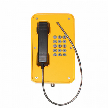 J&R JR103-FK-4G Wetterfestes Telefon, Tastenfeld, Gelb