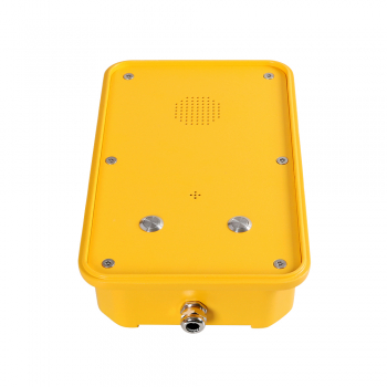 Preview: J&R JR104-2B-4G-IP67 Wetterfestes Telefon, 2 Tasten Kurzwahltelefon, Gelb