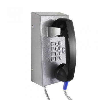 J&R Anti-vandal Telephone, keypad JR201-FK-VC-Analog,Brushed , volume control button