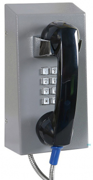 J&R JR201-FK-4G Vandalismussicheres Telefon, Tastenfeld, Grau