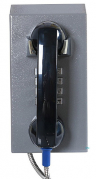 Preview: J&R JR201-FK-AL Vandalismussicheres Telefon, Tastenfeld, Grau