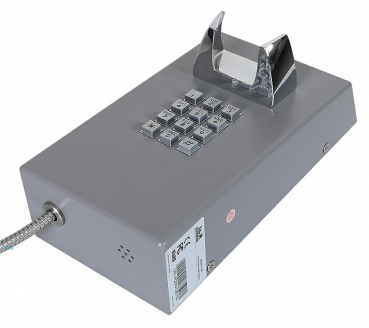 J&R JR201-FK-4G Anti-vandal Telephone, Keypad, Gray