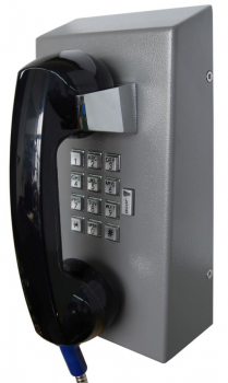 Preview: J&R JR201-FK-VC-4G Vandalismussicheres Telefon, Tastenfeld, Lautstärkeregler, Edelstahl