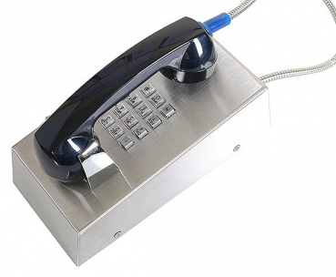 Preview: J&R JR201-FK-VC-4G Vandalismussicheres Telefon, Tastenfeld, Lautstärkeregler, Edelstahl