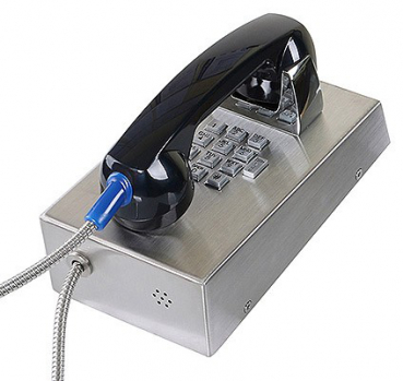 Preview: J&R JR201-FK-VC-4G Vandalismussicheres Telefon, Tastenfeld, Lautstärkeregler, Edelstahl