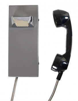 Preview: J&R JR202-CB-SIP Vandalismussicheres Telefon, CB ohne Tastenfeld, Grau