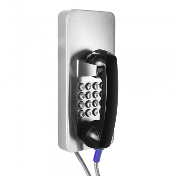 J&R Anti-vandal Telephone, keypad JR205-FK-SIP, Brushed Stainless steel,