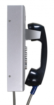 Preview: J&R JR204-FK-4G Vandalismussicheres Telefon, Tastenfeld, LCD Display, Grau