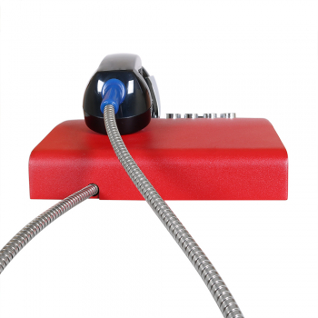 J&R JR207-FK-4G Anti-vandal Telephone, Keypad (16), Red