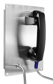 J&R Anti-vandal Telephone, CB Hotline-Phone JR208-CB-Analog, Brushed Stainless steel