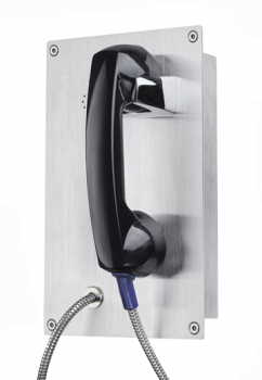 Preview: J&R JR208-CB-Analog Vandalismussicheres Telefon, CB ohne Tastenfeld, Edelstahl