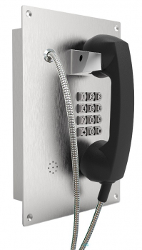 Preview: J&R JR208-FK-SIP Vandalismussicheres Telefon, Tastenfeld, Edelstahl