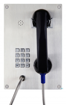 Preview: J&R JR208-FK-SIP Vandalismussicheres Telefon, Tastenfeld, Edelstahl