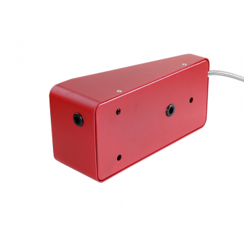 J&R JR211-CB-4G Anti-vandal Telephone, CB without Keypad, Red