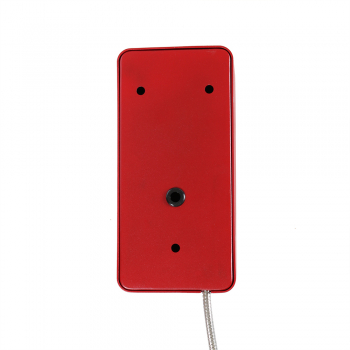 J&R JR211-CB-4G Anti-vandal Telephone, CB without Keypad, Red