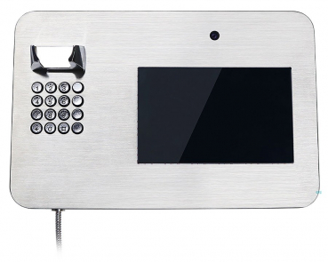 Preview: J&R JR213-FK-SIP IP-Videotelefon, SIP-Intercom-System, 7-Zoll-Display, HD-Kamera, PoE