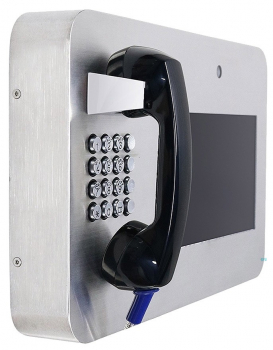 Preview: J&R JR213-FK-SIP IP-Videotelefon, SIP-Intercom-System, 7-Zoll-Display, HD-Kamera, PoE