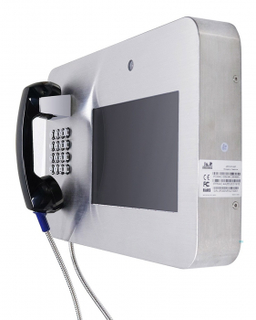 Preview: J&R JR213-FK-SIP IP-Videotelefon, SIP-Intercom-System, 7-Zoll-Display, HD-Kamera, PoE