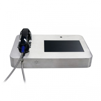 Preview: J&R JR213-FK-SIP IP Video Telefon, integrierte Kamera, Tastenfeld, LCD Display, Edelstahl