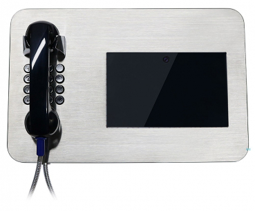 J&R JR213-FK-SIP IP-Videotelefon, SIP-Intercom-System, 7-Zoll-Display, HD-Kamera, PoE