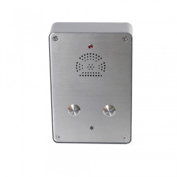 Preview: J&R JR301-2B-Analog Notruf-Telefon, Freisprecheinrichtung, 2 Tasten, Edelstahl