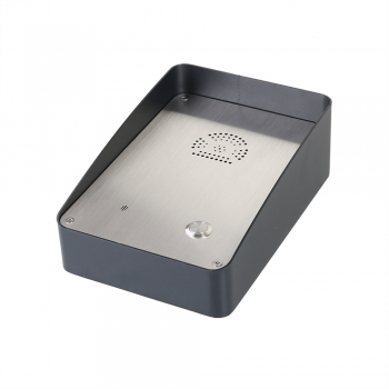 Preview: J&R JR305-SC-GSM Notruf-Telefon, Freisprecheinrichtung, 1 Taste, Edelstahl