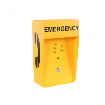 J&R Emergency Hands-free Telephone Autodial-Phone JR306-SC-Analog, Yellow, 1 Button